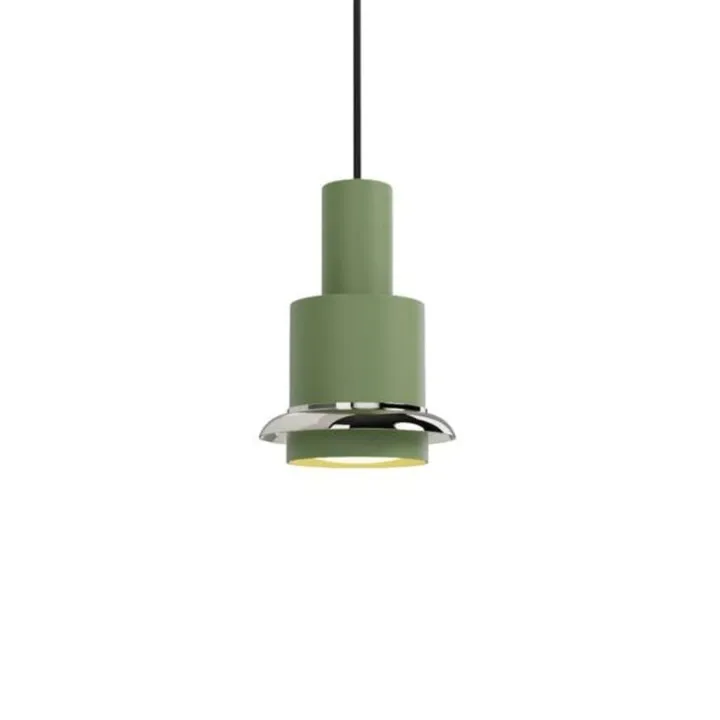 DCW Editions Chaumont Ø15 - Grøn/chrome - DCW éditions – pendel — produktfoto