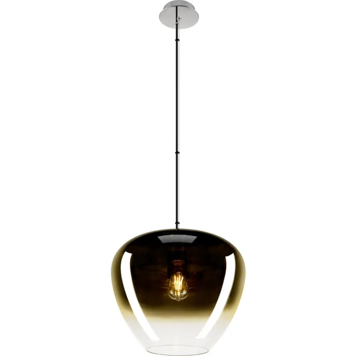 SLV Pantilo Convex , krom/guld, Ø40 cm – pendel — produktfoto