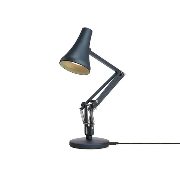 Anglepoise 90 Mini Mini Stålblå/Grå – bordlampe — produktfoto