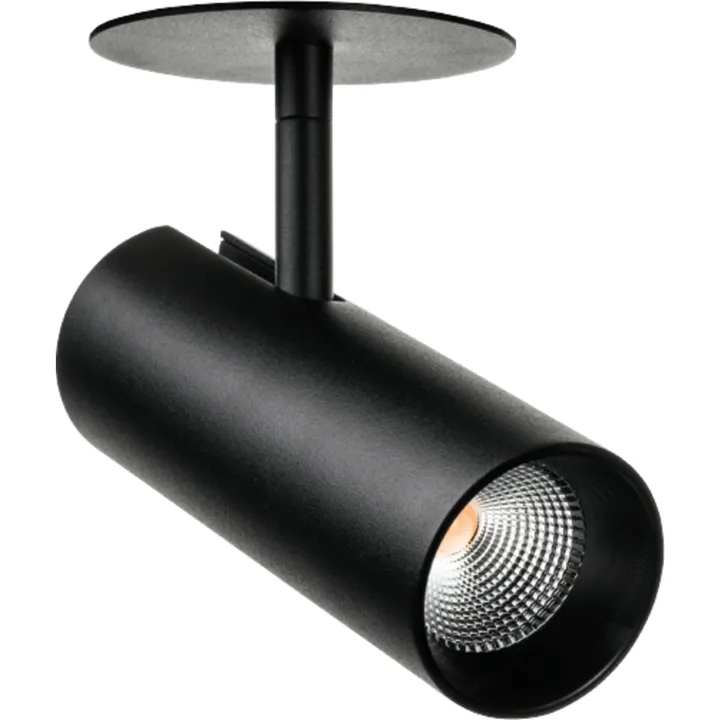 SG Armaturen SG Tube Mini R , 3000K, sort – spot — produktfoto