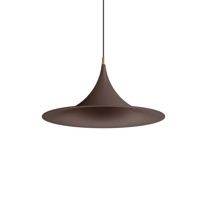 Linea Light collection Morgana Ø47 Mørkebrun/Børstet Guld – pendel — produktfoto