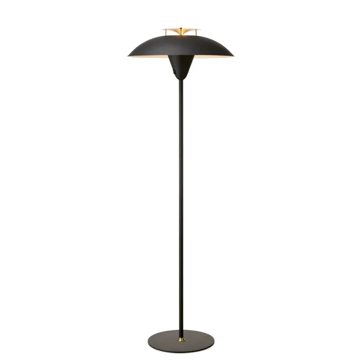 Halo Design Stepp Black Antique – gulvlampe — produktfoto