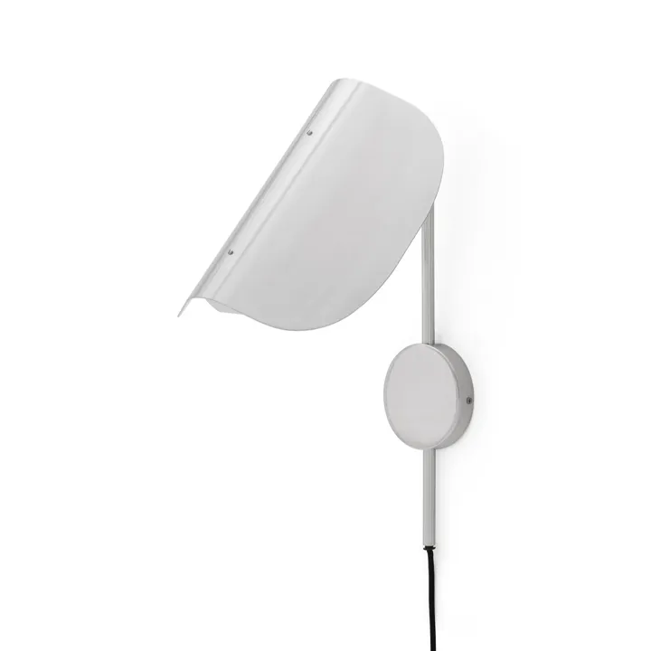 Audo Copenhagen Wing Poleret Aluminium – væglampe — produktfoto