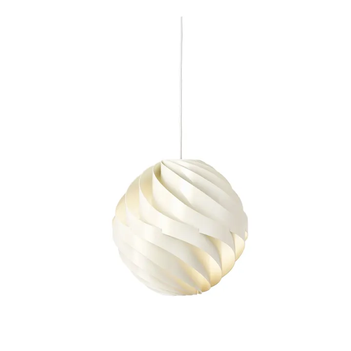 GUBI Turbo Blank Alabaster Hvid Lille – pendel — produktfoto