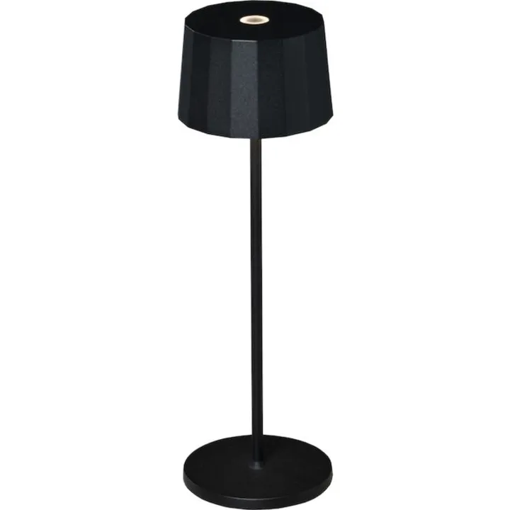 Konstsmide Positano genopladelig udendørs , sort – udendørslampe — produktfoto