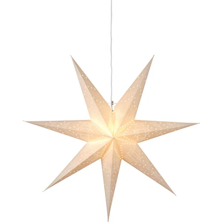 Star Trading Sensy julestjerne med lys, 70 cm, hvid – dekorationslys — produktfoto
