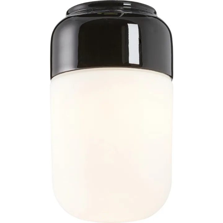 Ifö Electric Ohm , sort/opal – loftlampe — produktfoto