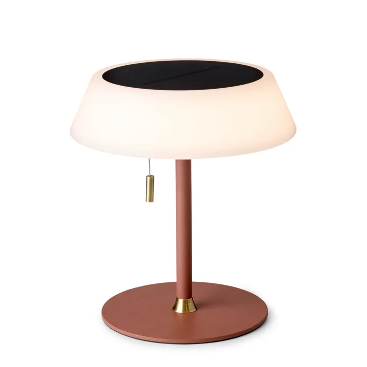 Halo Design Solar Terracotta – transportabel bordlampe — produktfoto