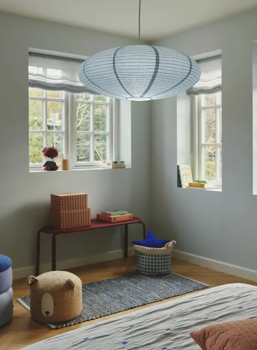 Nordlux Villo rispapir 60, blå – pendel — produktfoto