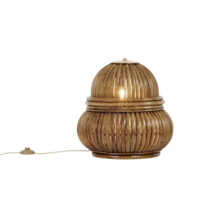 GUBI Bohemian 72 Rattan – gulvlampe — produktfoto
