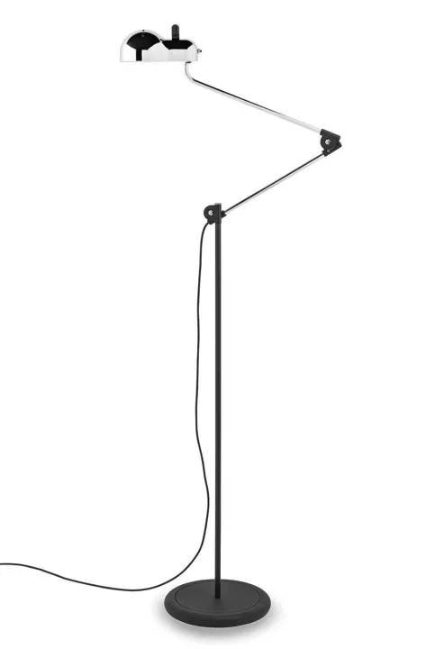Stilnovo Topo Piantana Krom – gulvlampe — produktfoto