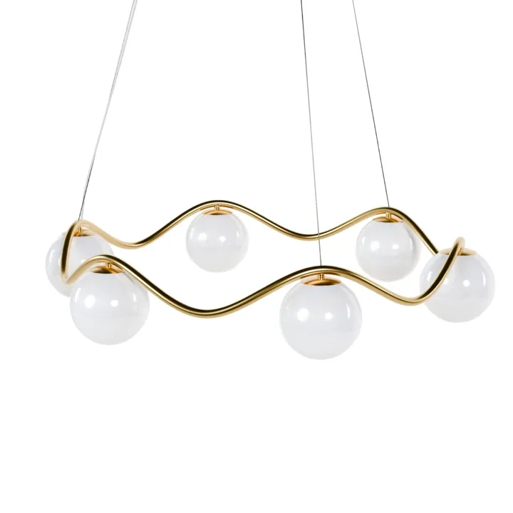 Rebello Decor Circle Of Life Ø91 Klar Ledning Ø15 Kugler – pendel — produktfoto