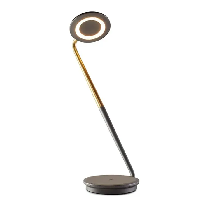 Pablo Designs Pixo Plus Graphite/Messing – bordlampe — produktfoto