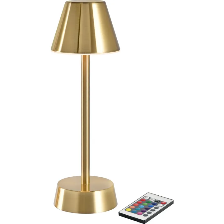 Duni Zelda genopladelig , messing – bordlampe — produktfoto