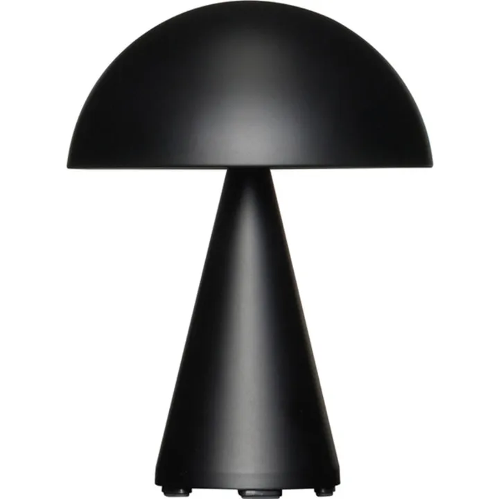 Hübsch Mush genopladelig , sort – bordlampe — produktfoto