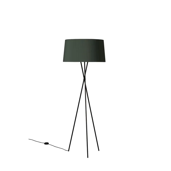 Santa & Cole Trípode G5 Grøn – gulvlampe — produktfoto