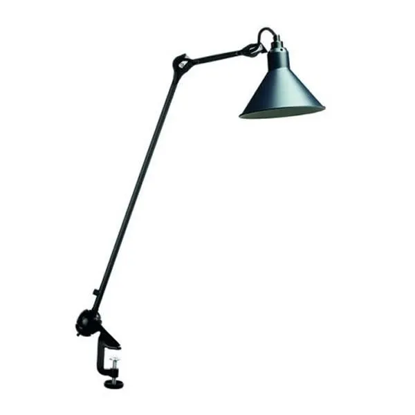 La Lampe Gras N201 Mat Sort & Mat Blå – bordlampe — produktfoto