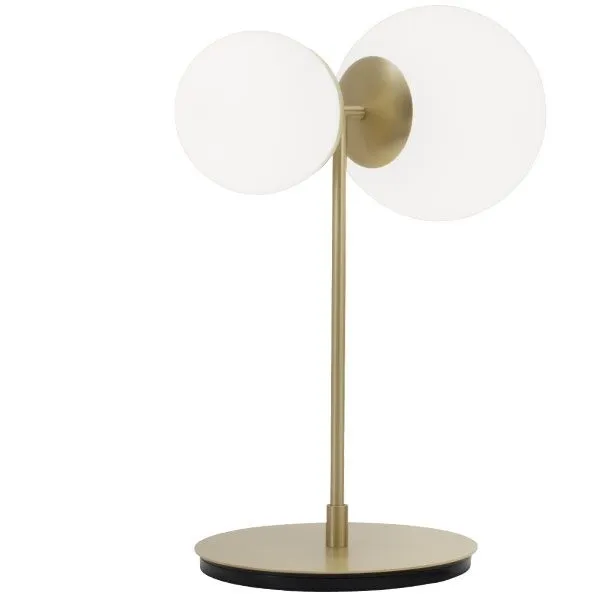 TATO Biba Hvid & Messing – bordlampe — produktfoto