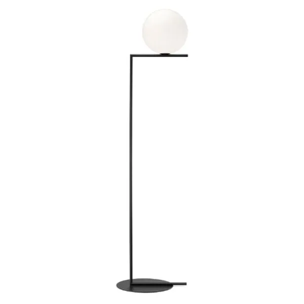 Flos IC F2 Mat Sort – gulvlampe — produktfoto