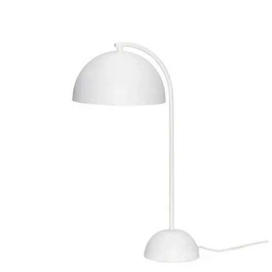 Hübsch Form , hvid – bordlampe — produktfoto