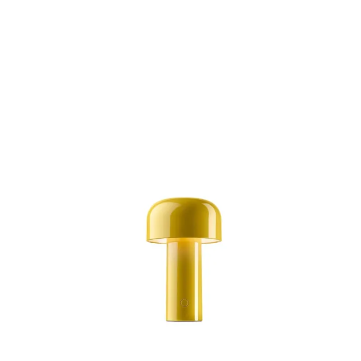 Flos Bellhop Battery Indian Yellow – bordlampe — produktfoto