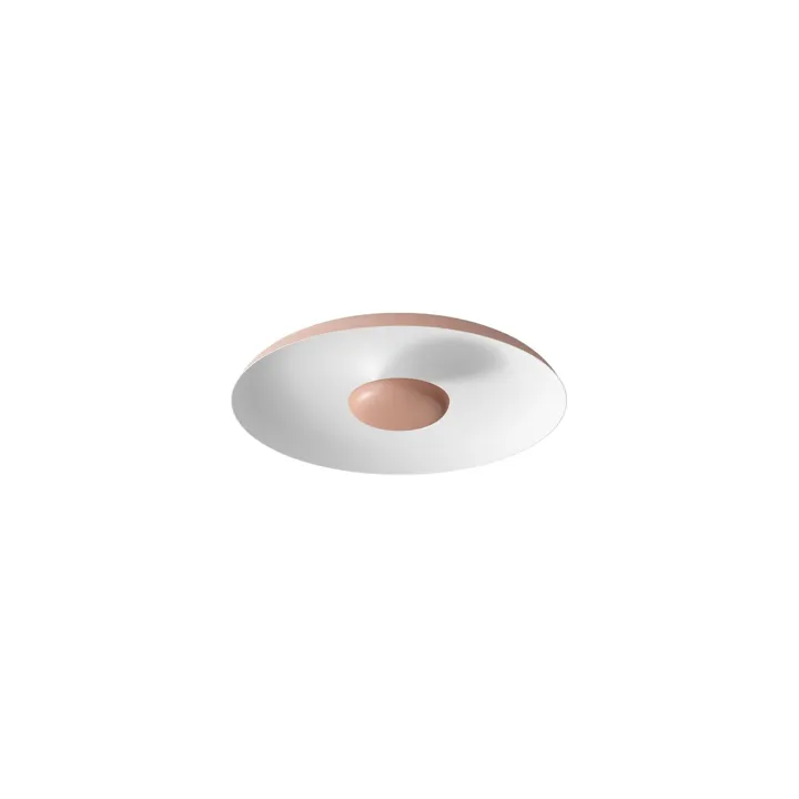 Linea Light collection Basin_S Ø48 Beige Rød – loftlampe — produktfoto