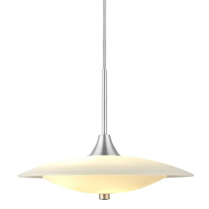 Halo Design Baroni Ø40 Opal/Aluminium – pendel — produktfoto