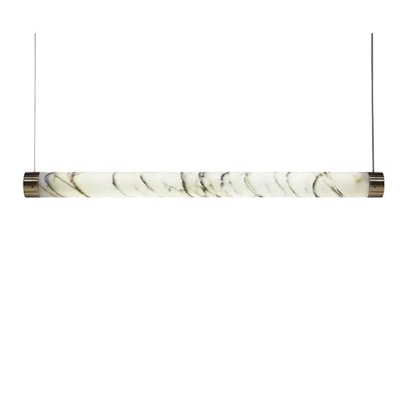 Lee Broom Tube Carrara Marmor/Messing – pendel — produktfoto