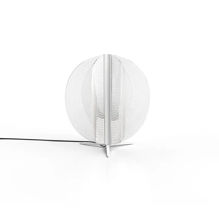 Stilnovo Papylia Poleret White 9003 – bordlampe — produktfoto