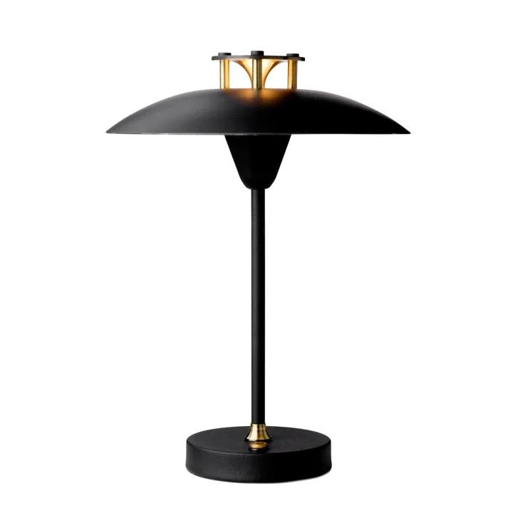 Halo Design Mini Stepp 1-2-3 Transportabel Sort – transportabel bordlampe — produktfoto