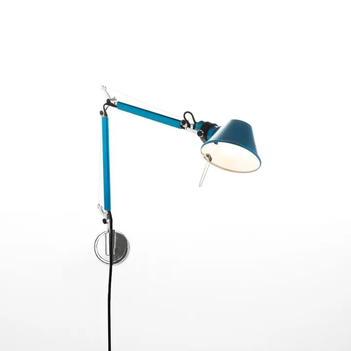 Artemide Tolomeo Micro Blå – væglampe — produktfoto