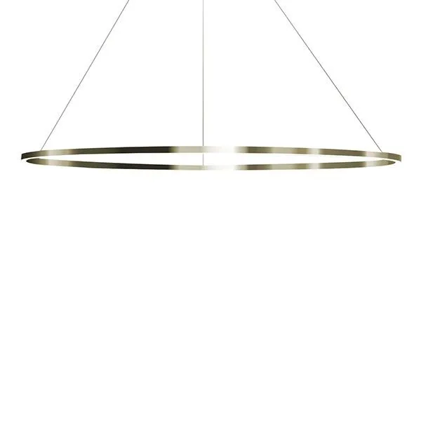 Nemo Ellisse Major Oval Guld Poleret/Hvid Downlight 2700k – pendel — produktfoto
