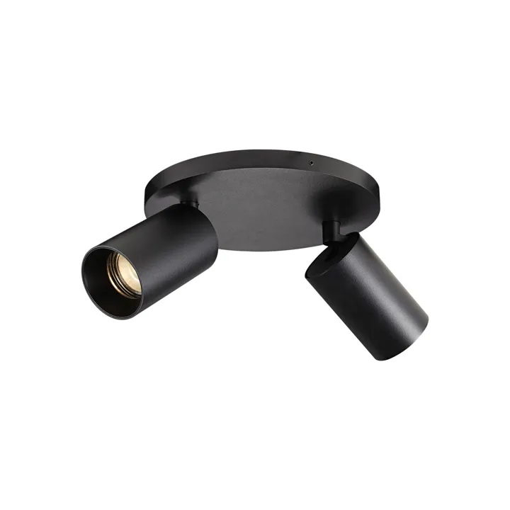 Antidark SpotOn Circle2 Sort – loftlampe — produktfoto