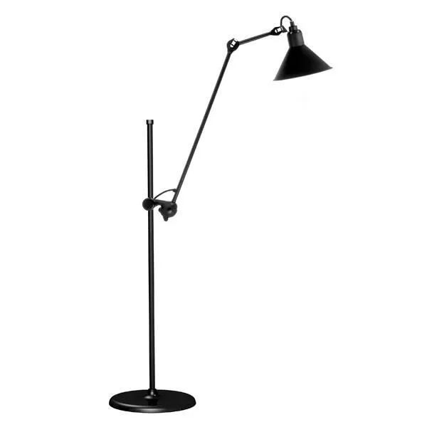 La Lampe Gras N215 Mat Sort – gulvlampe — produktfoto