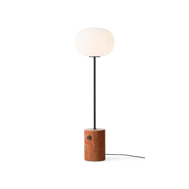 Audo Copenhagen JWDA Rød Travertin – gulvlampe — produktfoto