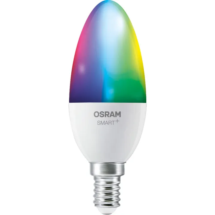 Osram Smart+ Wifi E14 kertepære, farveskift, 4,9W, 3-pak – pære — produktfoto