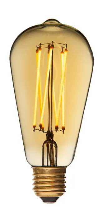 Danlamp E27 - 2,5W LED Edison Gold – pære — produktfoto