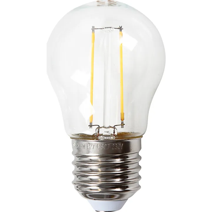 E3Light Proxima E27 kronepære, 2700K, 4W – pære — produktfoto