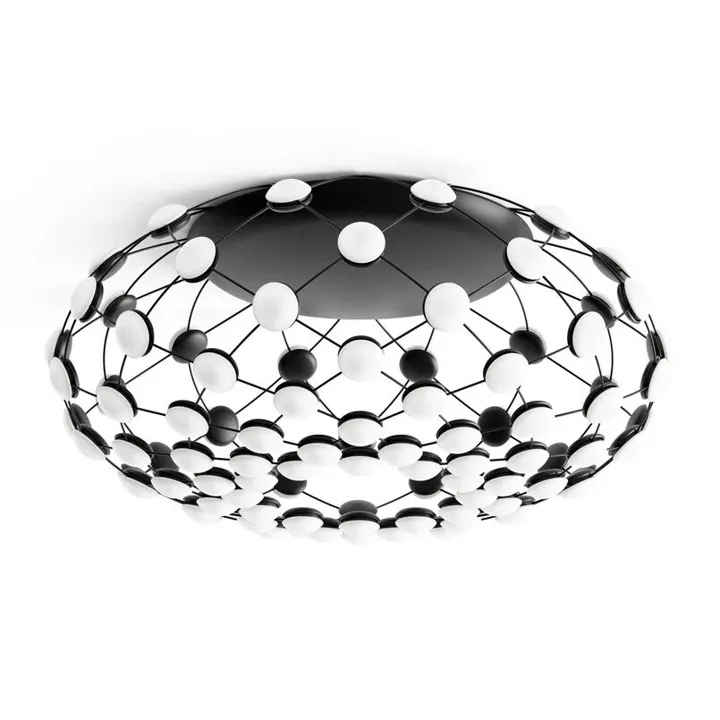 Luceplan Mesh Ø72 Sort – loftlampe — produktfoto