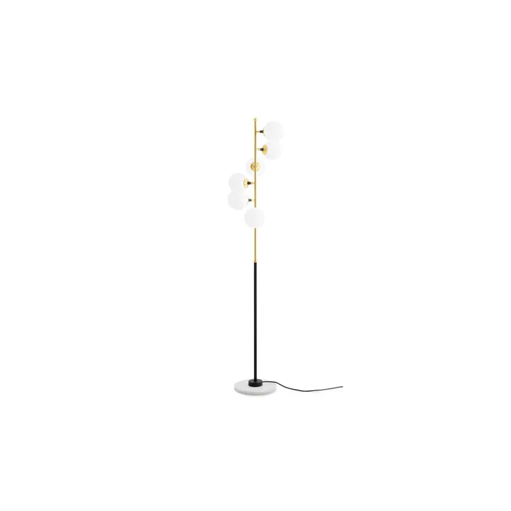 Stilnovo Galassia Guld/Hvid – gulvlampe — produktfoto