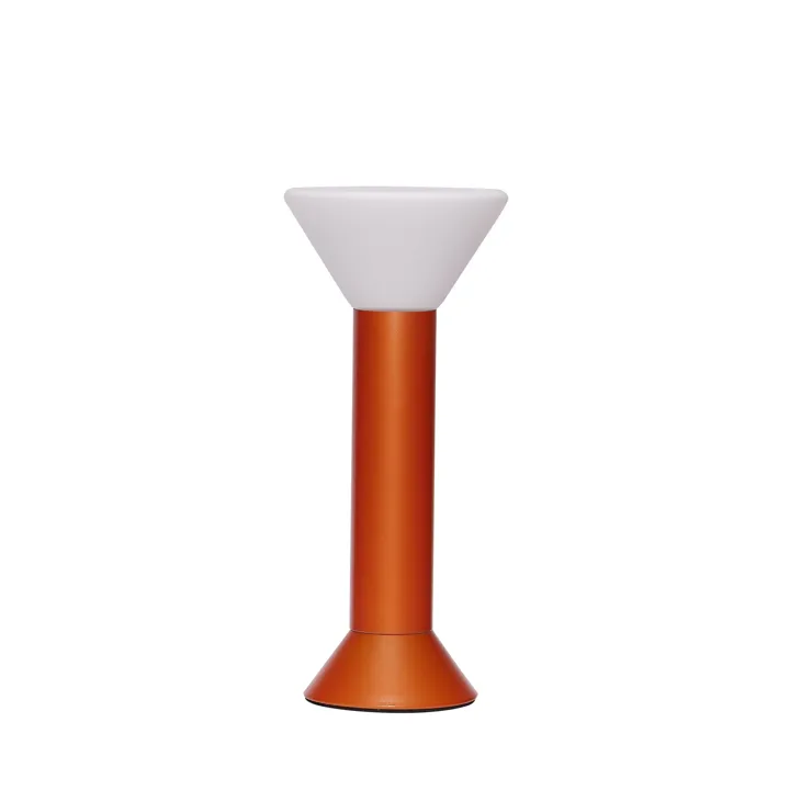 Hübsch Flash Metallic Orange – transportabel bordlampe — produktfoto