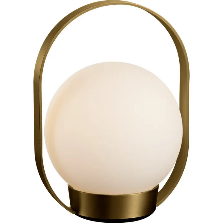 Antidark Palla genopladelig , poleret messing – bordlampe — produktfoto
