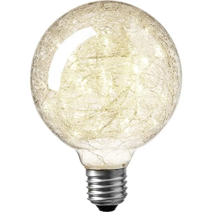 Nielsen Light Klokkeblomst E27 globepære, 2500K, 1W, Ø9,5 cm – pære — produktfoto