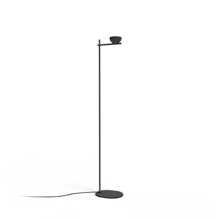 Stilnovo Nido Poleret H158 Sort – gulvlampe — produktfoto