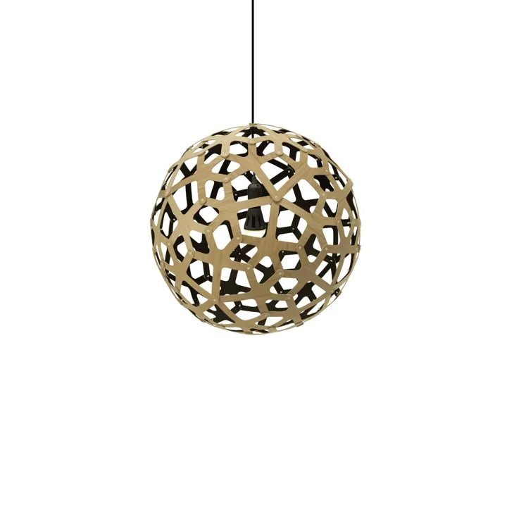David Trubridge Floral Ø40 Sort Indvendig – pendel — produktfoto