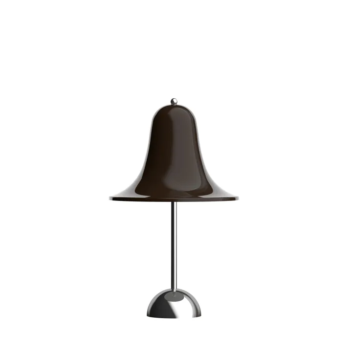 Verpan Pantop Pitch Brown – transportabel bordlampe — produktfoto