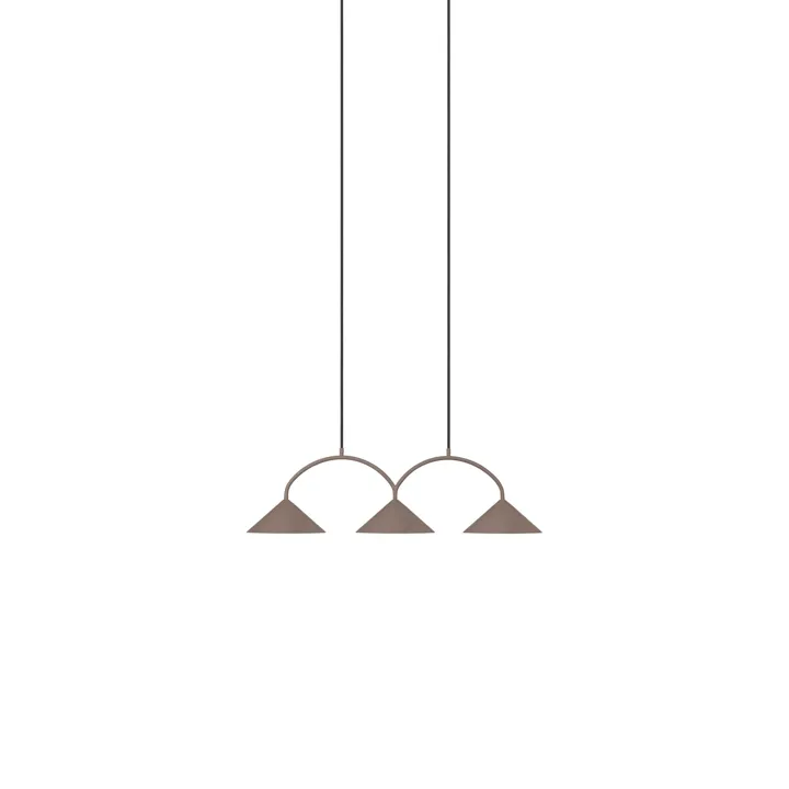 Globen Lighting Curve 3 Mocha – pendel — produktfoto