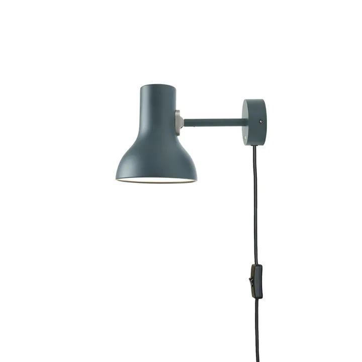 Anglepoise Type 75 Mini Med Kabel Slate Grey – væglampe — produktfoto