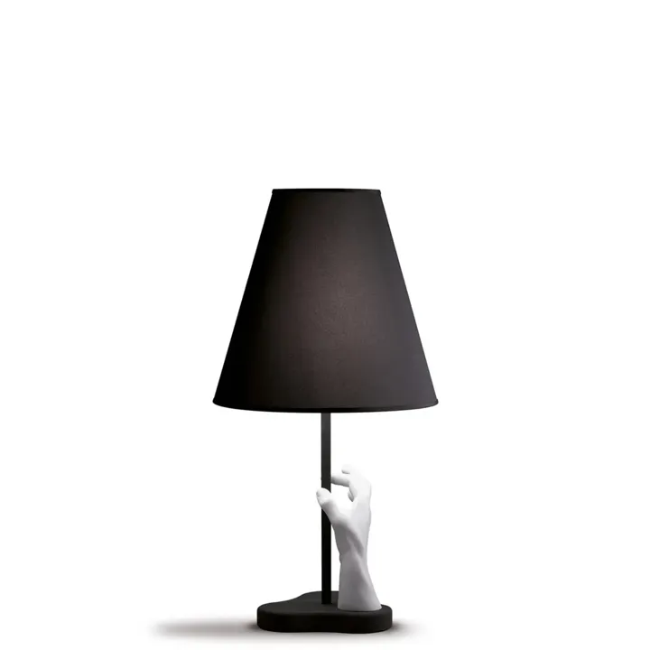 FontanaArte Mano Medium Sort – bordlampe — produktfoto