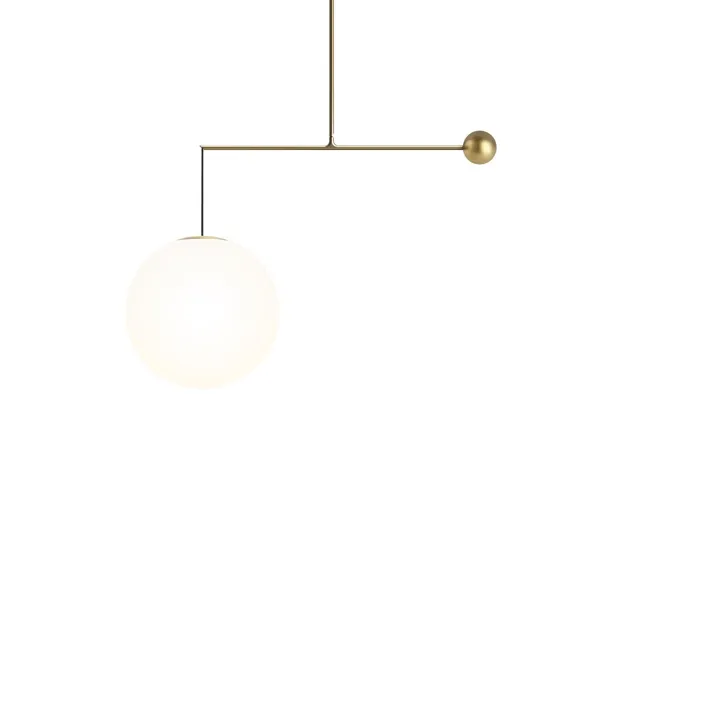 Luceplan Malamata Ø48 Messing – pendel — produktfoto